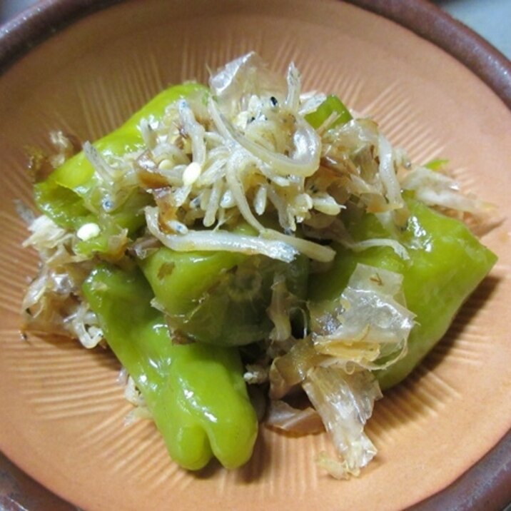 甘辛!青唐辛子のちりめんじゃこ炒め
